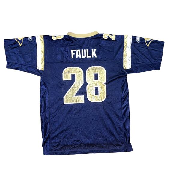 NFL St. Louis Rams Marshall Faulk Jersey Size L - Picture 4 of 4